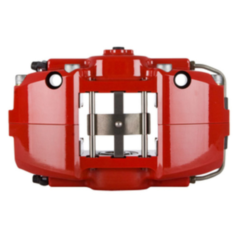 Infiniti G35 Brake Kit - Rear - Stoptech - Slotted Two-Piece Rotors + Street Performance Pads + ST-22 Calipers - Red - `02-`04