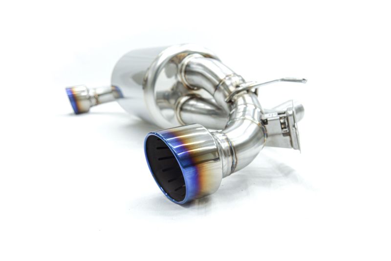 Volkswagen Phaeton Brake Kit - Rear - Stoptech - Drilled/Slotted C-Tek Rotors + Centric Premium Pads - Silver - `04-`06