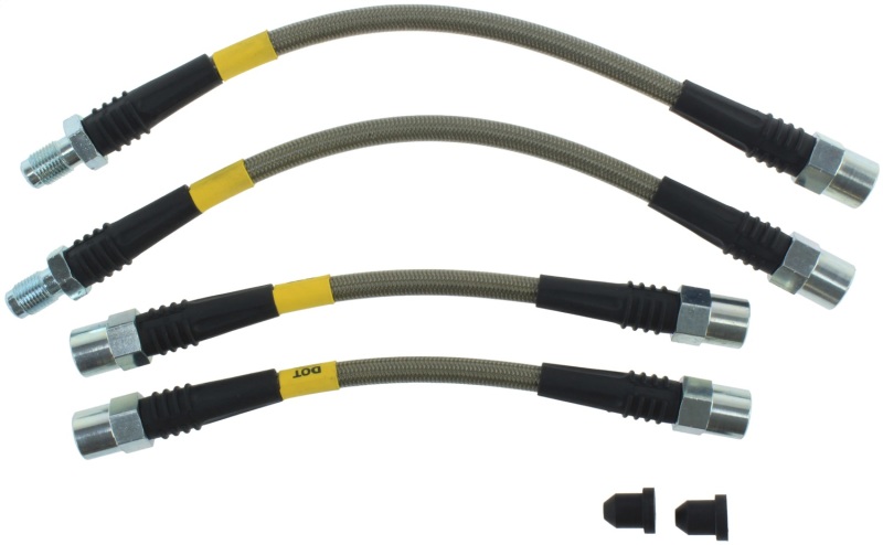 Audi S4 Brake Line Kit - Rear - Stoptech - Stainless Steel - `00-`02
