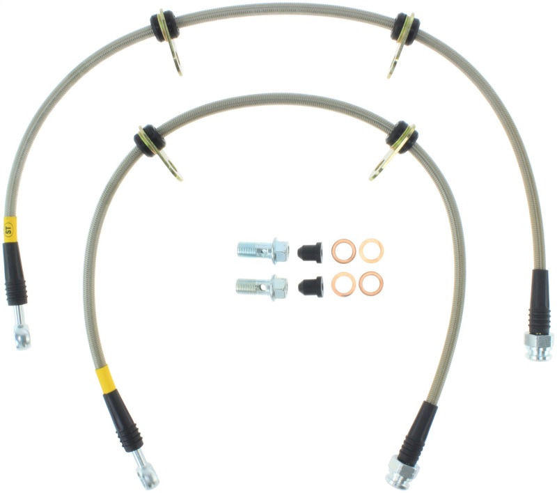 Acura NSX Brake Line Kit - Front - Stoptech - Stainless Steel Braided - Stainless Steel - `91-`05