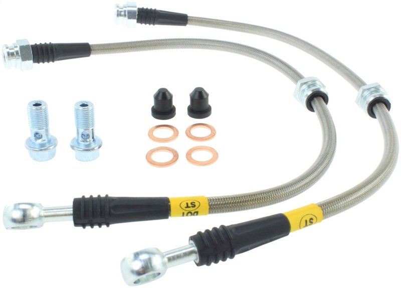 Mazda Protege Brake Line Kit - Front - Stoptech - Stainless Steel - `99-`03