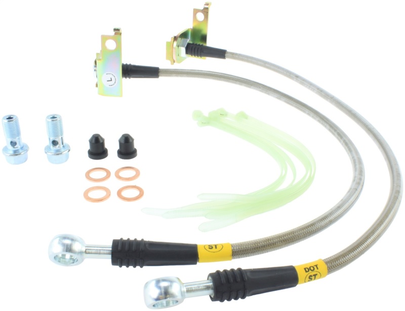 Dodge Neon SRT-4 Brake Line Kit - Front - Stoptech - Stainless Steel Braided - Stainless Steel - `03-`05