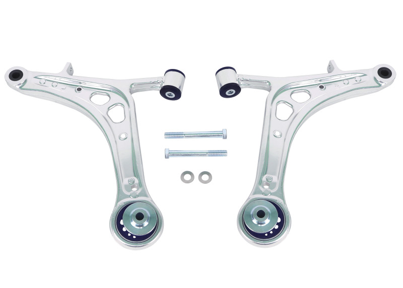 Subaru Impreza Control Arms - Front - Superpro - Lower Alloy Control Arm Kit (+Caster) - 2008