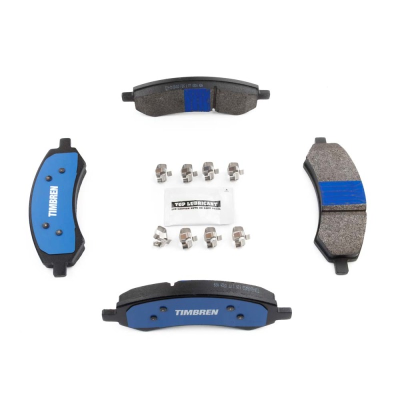 Ram 1500 Brake Pads - Front - Timbren - BES OnyxBite™ Severe-Duty - `06-`18