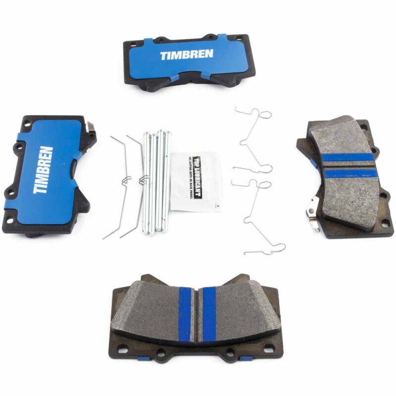 Toyota Land Cruiser Brake Pads - Front - Timbren - BES OnyxBite™ Severe-Duty Semi-Metallic - `08-`21