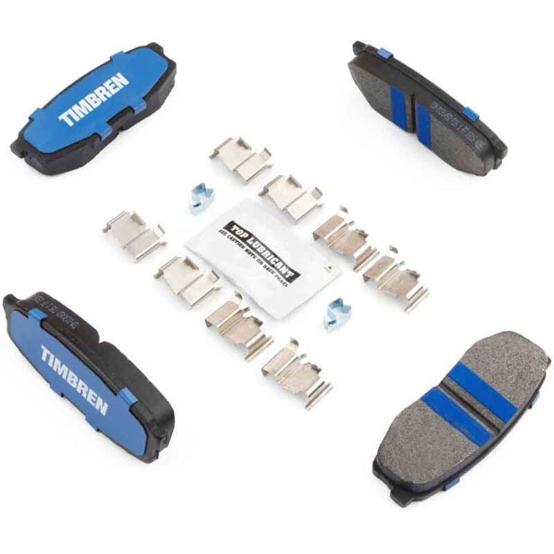 Toyota Land Cruiser Brake Pads - Rear - Timbren - BES Severe Duty Semi-Metallic OnyxBite™ - `08-`21