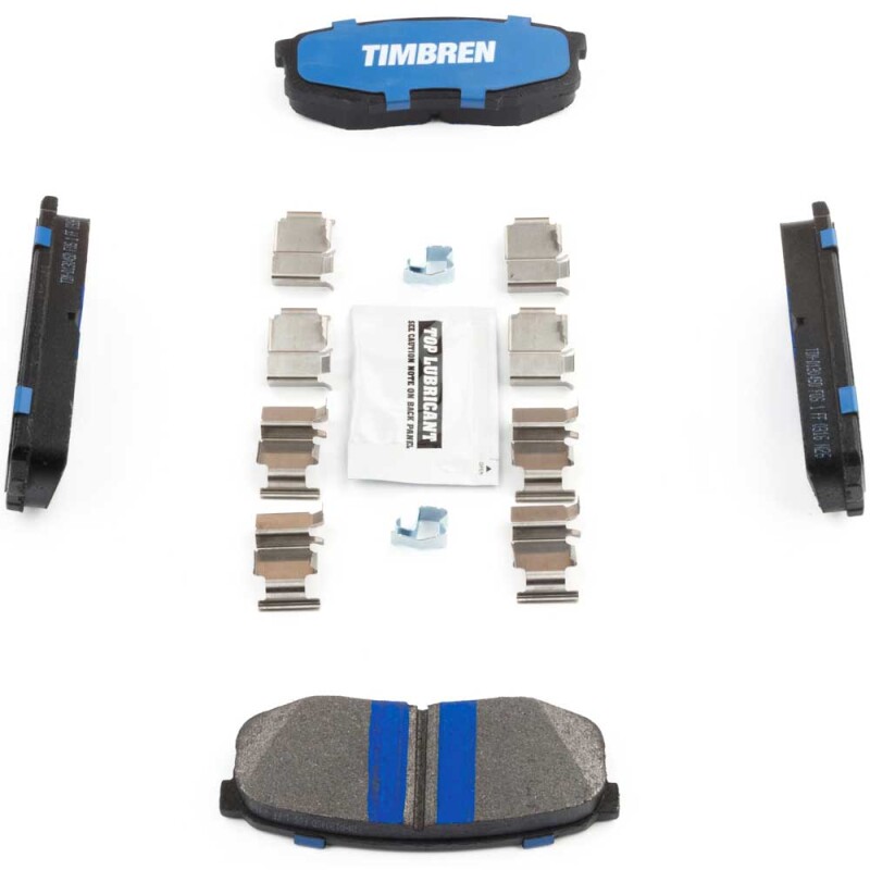 Toyota Land Cruiser Brake Pads - Rear - Timbren - BES Severe Duty Semi-Metallic OnyxBite™ - `08-`21