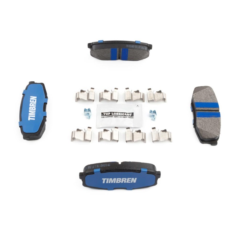 Toyota Land Cruiser Brake Pads - Rear - Timbren - BES Severe Duty Semi-Metallic OnyxBite™ - `08-`21