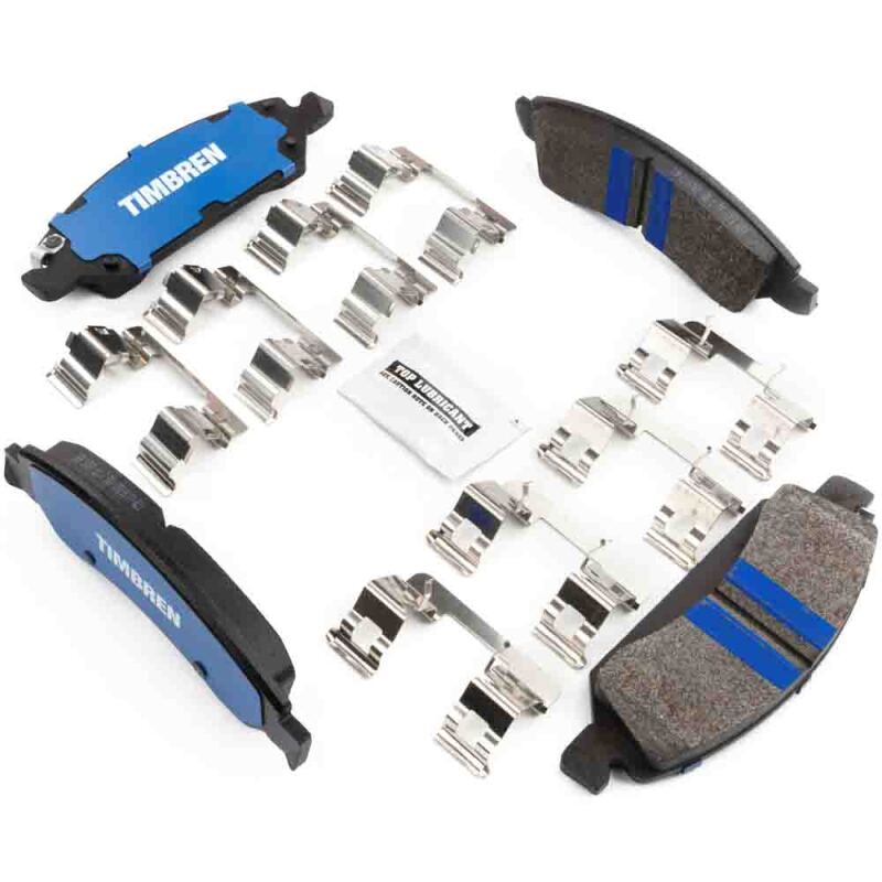 Cadillac Escalade Brake Pads - Front - Timbren - BES OnyxBite™ Severe-Duty Semi-Metallic - `15-`20