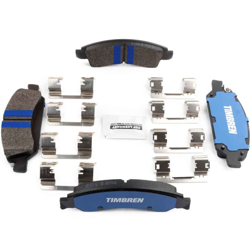 Cadillac Escalade Brake Pads - Front - Timbren - BES OnyxBite™ Severe-Duty Semi-Metallic - `15-`20