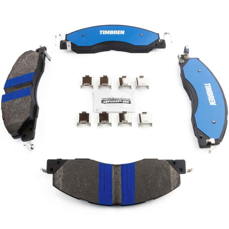 Ram 4000 Brake Pads - Front - Timbren - OnyxBite™ Severe-Duty - `11-`18