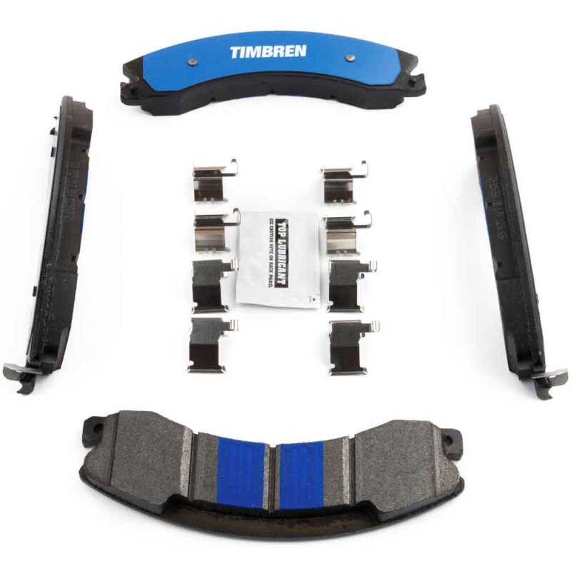 Chevrolet Silverado 2500 Brake Pads - Front + Rear - Timbren - BES OnyxBite™ Severe-Duty Semi-Metallic - `15-`19