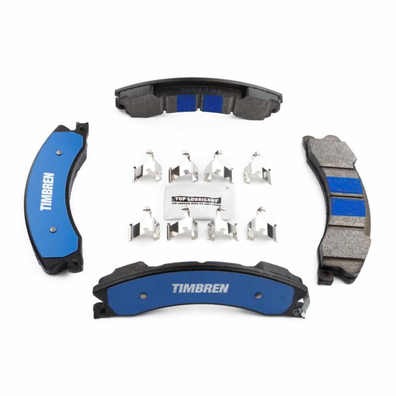 Chevrolet Silverado 2500 Brake Pads - Front + Rear - Timbren - BES OnyxBite™ Severe-Duty Semi-Metallic - `15-`19