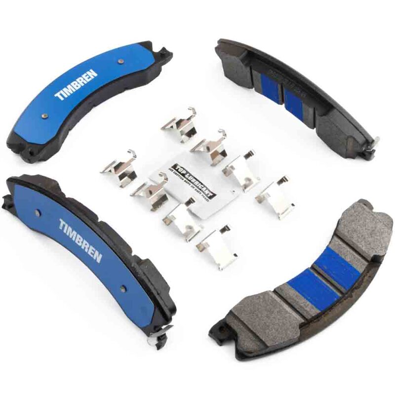 Chevrolet Silverado 3500 Brake Pads - Front + Rear - Timbren - BES OnyxBite™ Severe-Duty Semi-Metallic - `15-`19