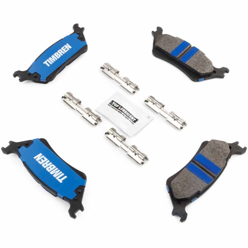 Ford F-150 Brake Pads - Rear - Timbren - BES OnyxBite™ Severe-Duty - `15-`20