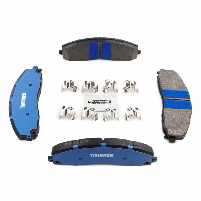 Ford F-350 Brake Pads - Front - Timbren - BES OnyxBite™ Severe-Duty - `13-`22