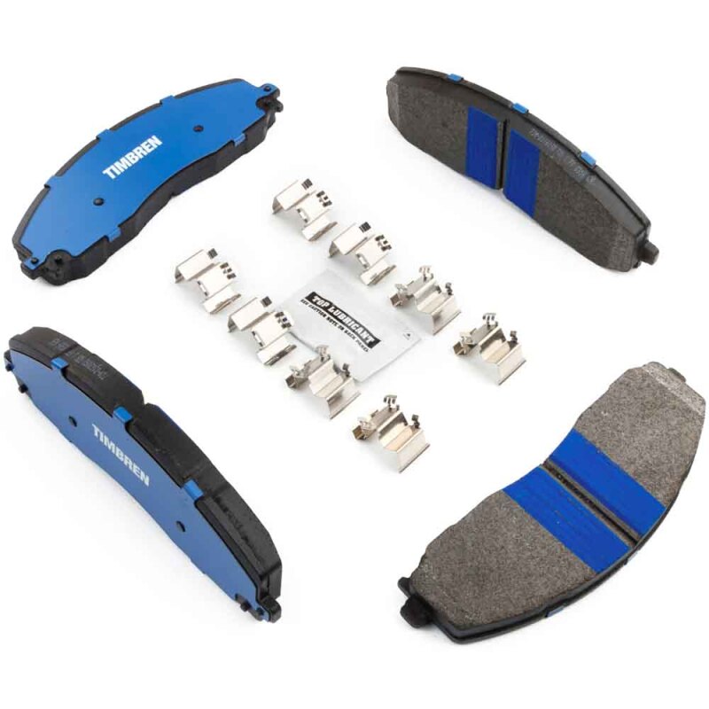 Ford F-350 Brake Pads - Front - Timbren - BES OnyxBite™ Severe-Duty - `13-`22