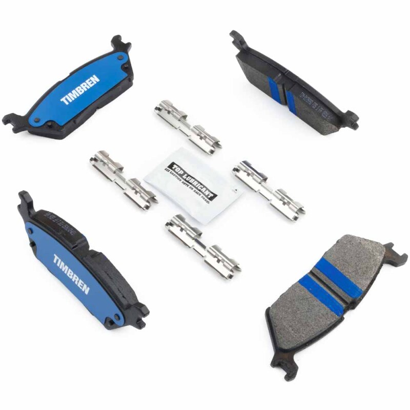 Ford F-150 Brake Pads - Rear - Timbren - BES OnyxBite™ Severe-Duty - `15-`20