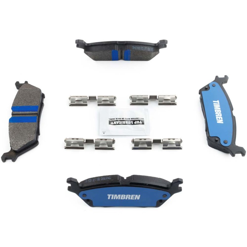 Ford Lobo Brake Pads - Rear - Timbren - BES OnyxBite™ Severe-Duty - `15-`20