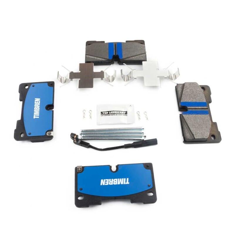 Chevrolet Suburban Brake Pads - Front - Timbren - BES OnyxBite™ Severe-Duty Semi-Metallic - `21-`25