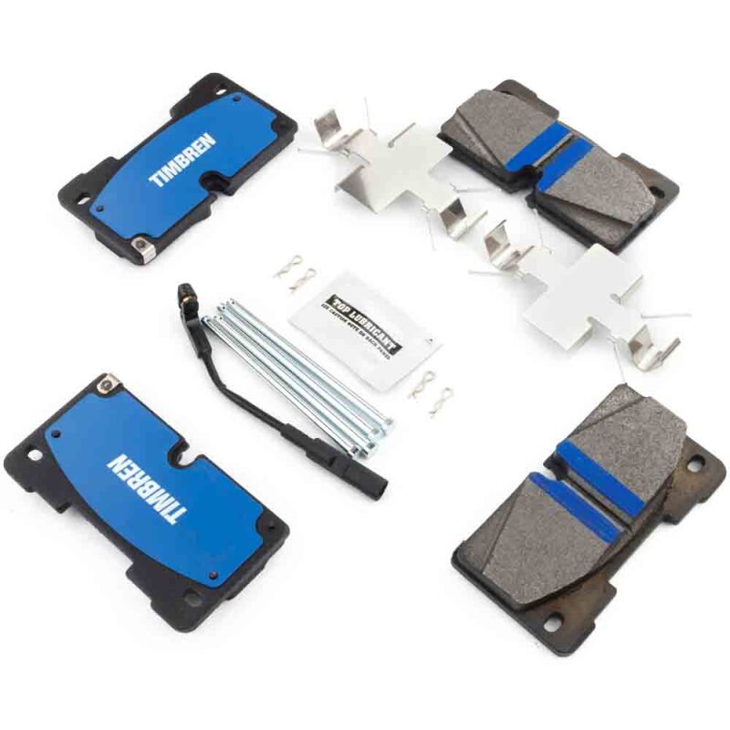 GMC Yukon Brake Pads - Front - Timbren - BES OnyxBite™ Severe-Duty Semi-Metallic - `21-`25