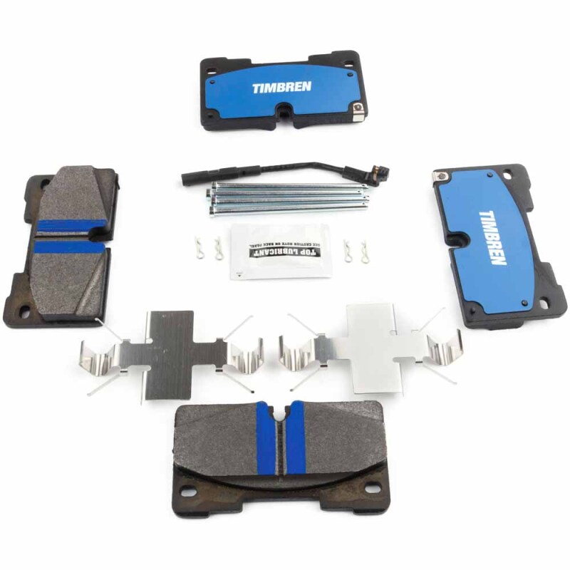 GMC Yukon Brake Pads - Front - Timbren - BES OnyxBite™ Severe-Duty Semi-Metallic - `21-`25