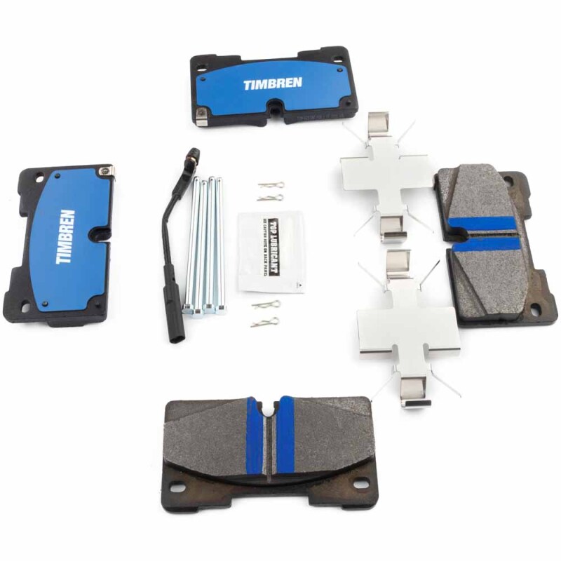 GMC Yukon Brake Pads - Front - Timbren - BES OnyxBite™ Severe-Duty Semi-Metallic - `21-`25