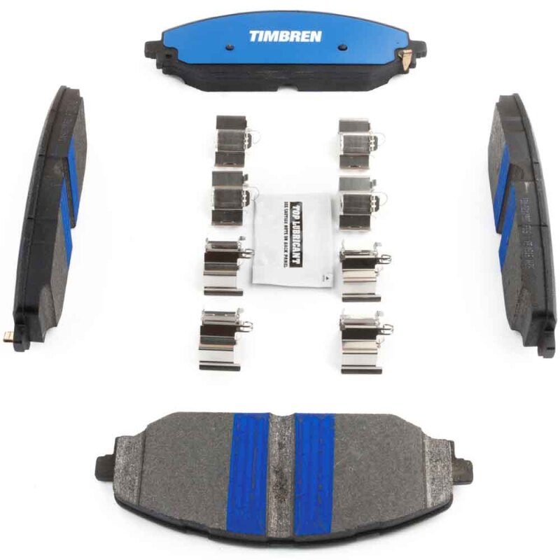 Ram 1500 Brake Pads - Front - Timbren - BES OnyxBite™ Severe Duty - `19-`26