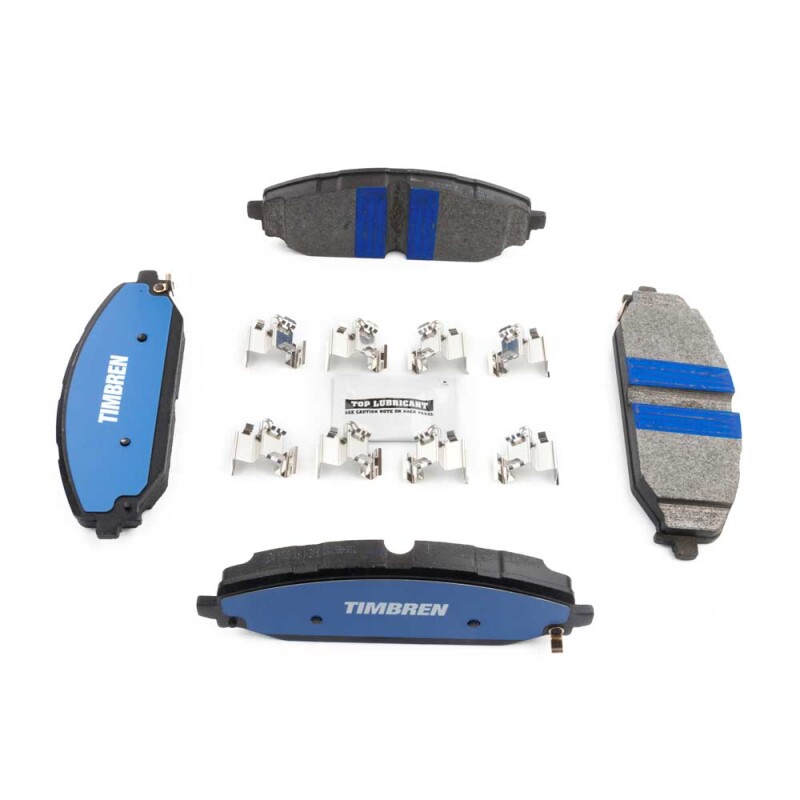 Ram 1500 Brake Pads - Front - Timbren - BES OnyxBite™ Severe Duty - `19-`26