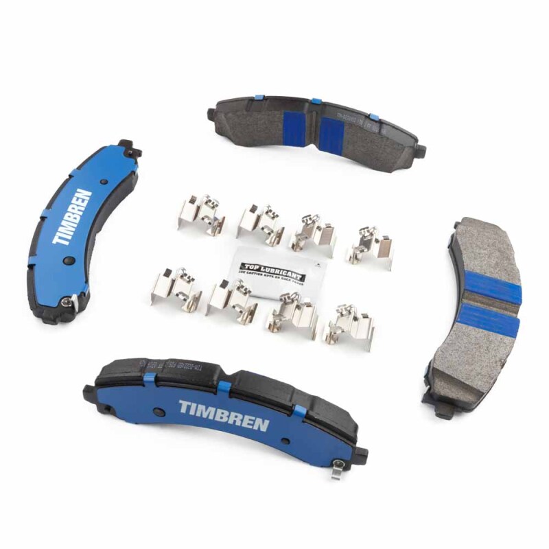 Ram 3500 Brake Pads - Rear - Timbren - BES OnyxBite™ Severe-Duty - `19-`26