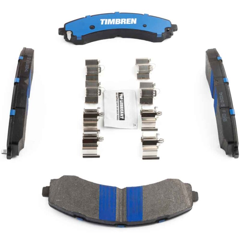 Ram 3500 Brake Pads - Rear - Timbren - BES OnyxBite™ Severe-Duty - `19-`26