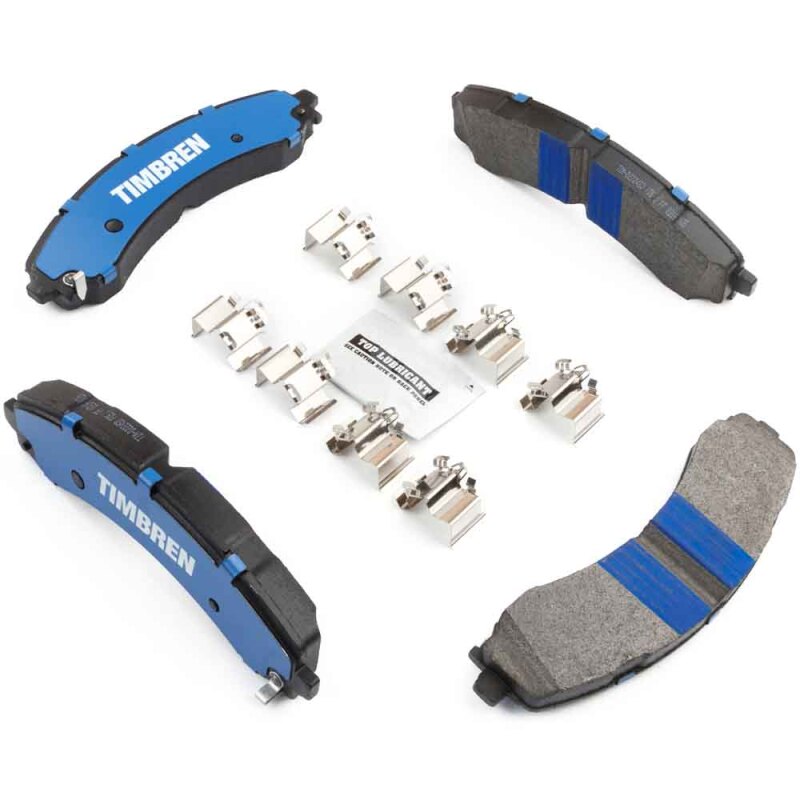 Ram 3500 Brake Pads - Rear - Timbren - BES OnyxBite™ Severe-Duty - `19-`26