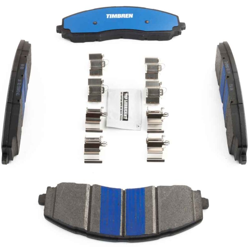 Ford F-350 Brake Pads - Front - Timbren - OnyxBite Severe Duty Semi-Metallic - `23-`26