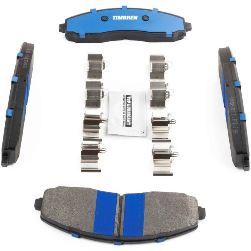 Ford F-250 SD Brake Pads - Rear - Timbren - BES OnyxBite™ Severe-Duty - `23-`26