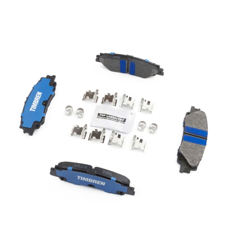 Lexus GX550 Brake Pads - Rear - Timbren - BES Severe Duty Semi-Metallic OnyxBite - `24-`25