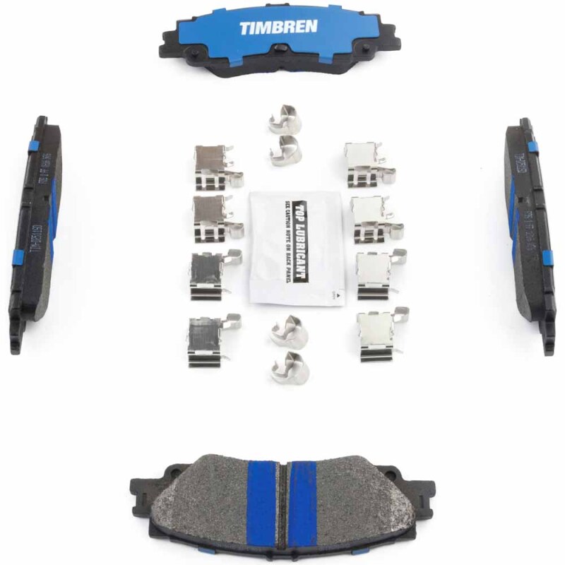 Toyota Land Cruiser Brake Pads - Rear - Timbren - BES Severe Duty Semi-Metallic OnyxBite - `24-`25