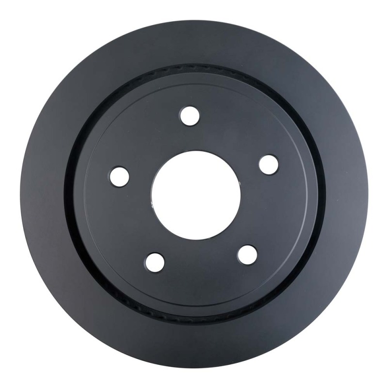 Ram 1500 Brake Rotor (1) - Rear - Timbren - BES Coated with OnyxBond™ - Matte Black - `02-`18