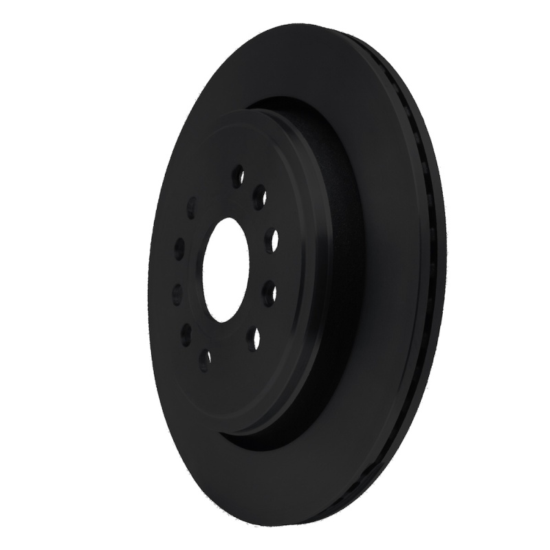 Ram 1500 Brake Rotor (1) - Rear - Timbren - BES Severe-Duty with OnyxBond Coating - Matte Black - `21-`26