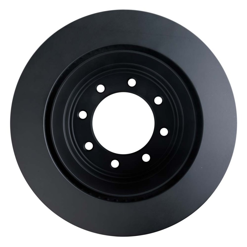 Ford F-250 SD Brake Rotor (1) - Rear - Timbren - BES Severe-Duty Rotors with OnyxBond™ Heat-Resistant Coating - Matte Black - `13-`22