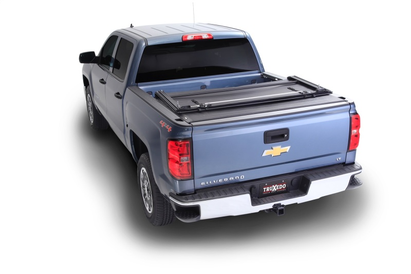 GMC Sierra Bed Cover - Truxedo - Deuce, Folding - Black - `14-`18