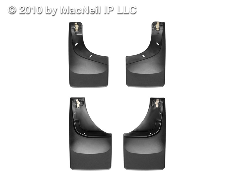 Ford F-150 Mud Flaps - WeatherTech - No-Drill DigitalFit - Black - `04-`08