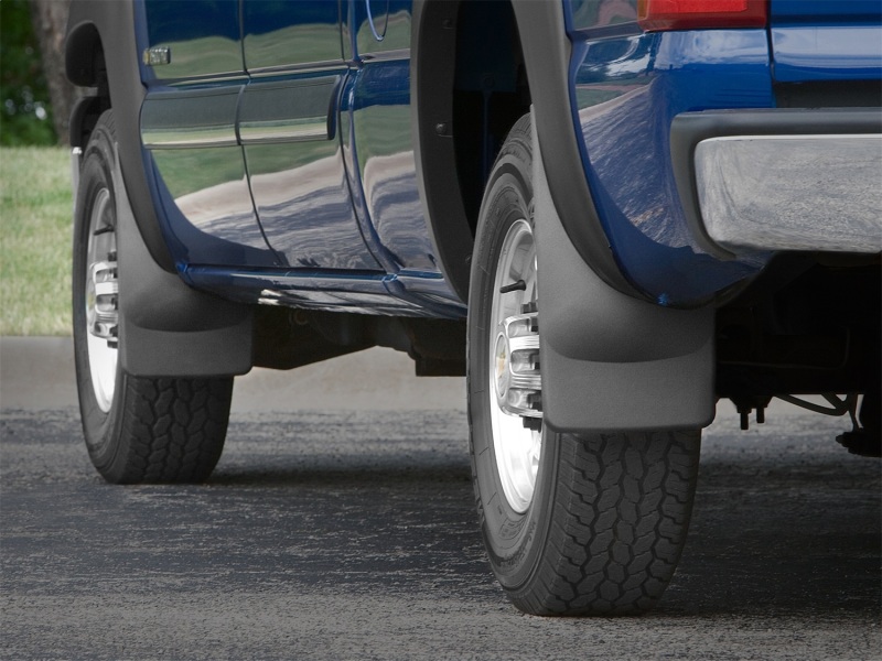 Chevrolet Silverado Mud Flaps - WeatherTech - No-Drill DigitalFit - Black - `01-`06