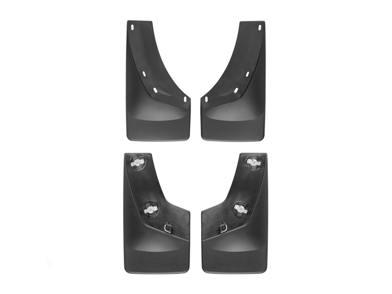 Chevrolet Silverado Mud Flaps - WeatherTech - No-Drill - Black - 2007