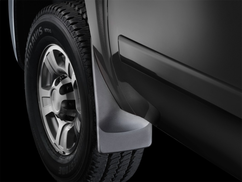 Chevrolet Silverado Mud Flaps - WeatherTech - No-Drill DigitalFit - Black - `07-`13