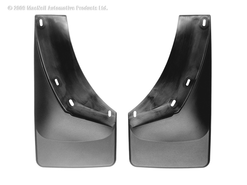 Chevrolet Silverado Mud Flaps - WeatherTech - No-Drill DigitalFit - Black - `07-`13