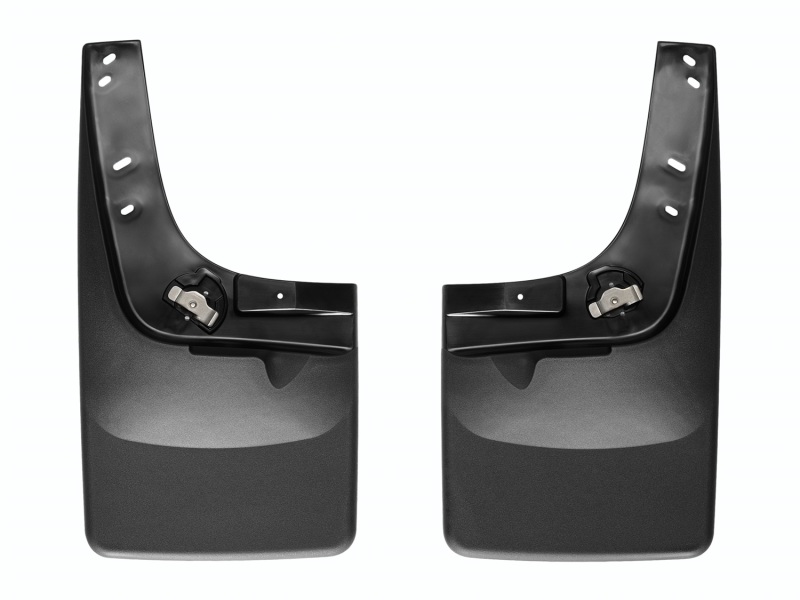 Ford F250 Mud Flaps - WeatherTech - No Drill DigitalFit - Black - `08-`10