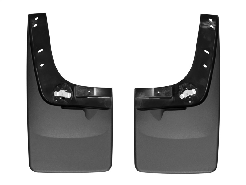 Ford F250 Mud Flaps - WeatherTech - No Drill DigitalFit - Black - `08-`10