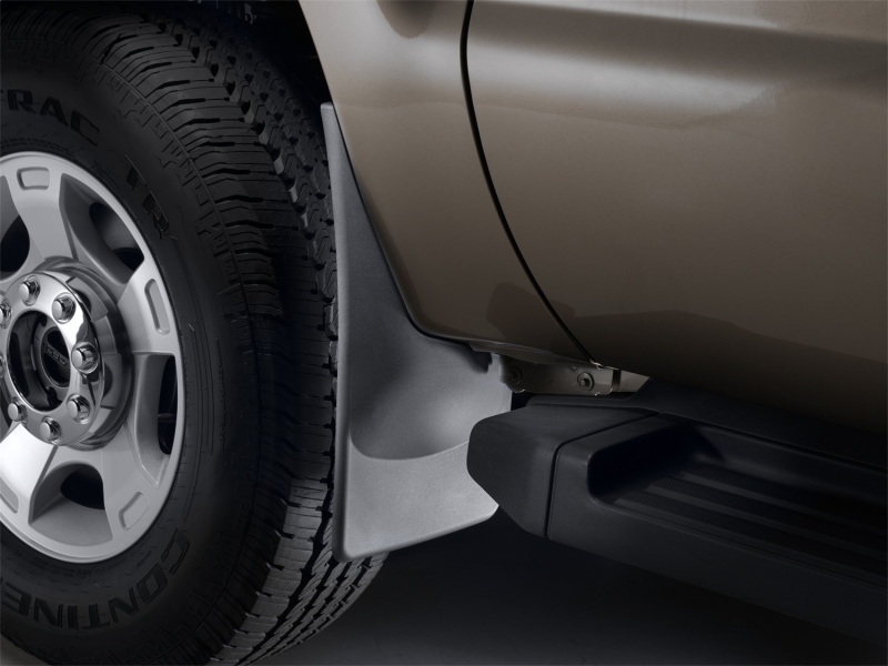Ford Super Duty F-250 Mud Flap - WeatherTech - No-Drill DigitalFit - Black - `11-`27