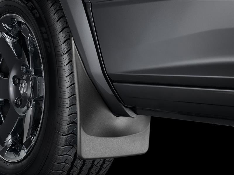 Ford F350 Mud Flaps - WeatherTech - No-Drill DigitalFit - Black - `11-`27
