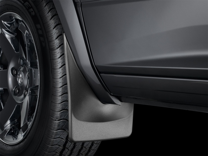Ford F550 Mud Flaps - WeatherTech - No-Drill DigitalFit - Black - `11-`27